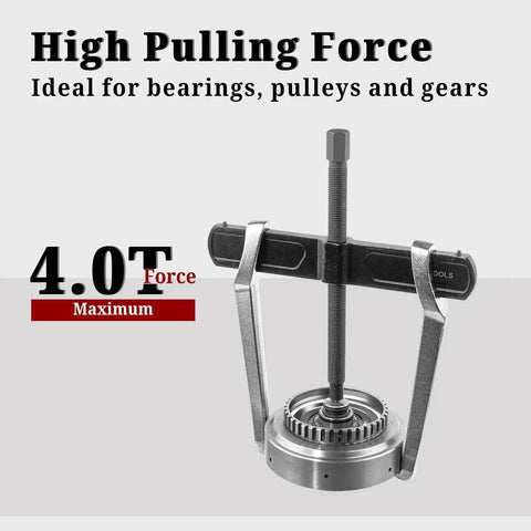 10 Inch 2 Jaw Gear Puller For Internal And External Removal Of Pulleys Bearings And Gears Ideal For Automotive Flywheels Displayed in Use