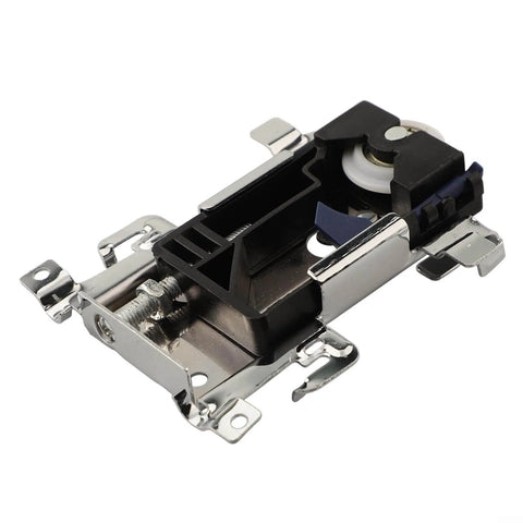 Easy Glide Sliding Cabinet Door Hardware With Nylon Wheel Pulley Side Mounted For Wooden Doors Quiet Low Friction Roller System Durable Plastic And Iron Shell Replacement Kit For Wardrobes And Cabinets close-up of wheel and shell