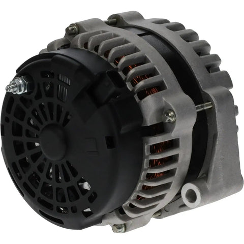 Side view of 12V 145Amp Alternator For Chevy GM Trucks 05 07 4.3L 4.8L 5.3L 6.0L 8.1L Replacement CW Rotation IR IF Regulator ADR0368