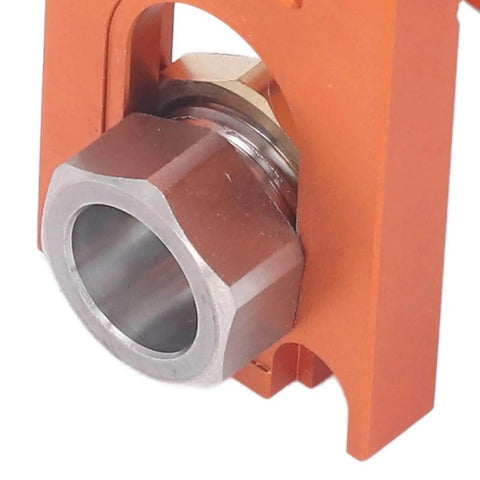 Close-up of the 3 In 1 Doweling Jig Kit With Pro Grade Aluminum Alloy Construction Anodized Finish Drilling Locator Puncher