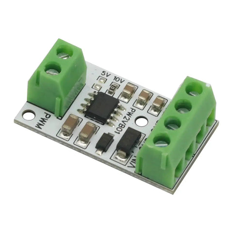 Plug And Play PWM To DAC Converter With 0 To 10V Analog Output for Arduino Mega 2560, Raspberry Pi, ESP32, NodeMCU, PLC, microcontrollers
