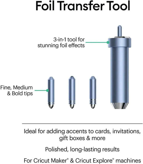 Shine Your Diy Cards And Invitations With A Foil Transfer Kit That Includes 12 Foil Sheets 3 In 1 Tool Set and tips