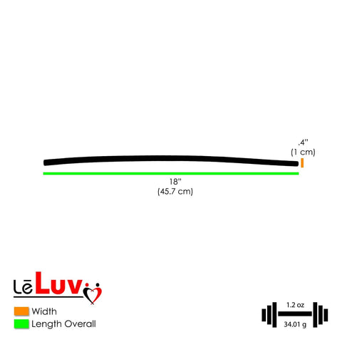 LeLuv Ultima Black vacuum pump with aluminum-brass handle, gauge, rubber cover, and clear hose; 18-inch length