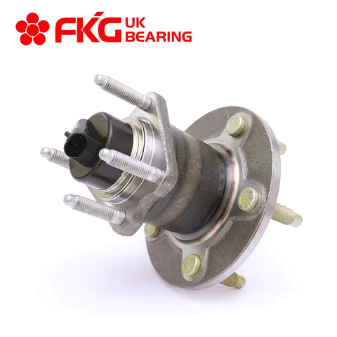 Close-up of Rear Wheel Bearing Hub Assembly Drop In Replacement For 2004 2012 Chevy Malibu ABS Models 2008 2009 HHR SS 2005 2010 Pontiac G6 And 2007 2009 Saturn Aura ABS Models Ready To Roll