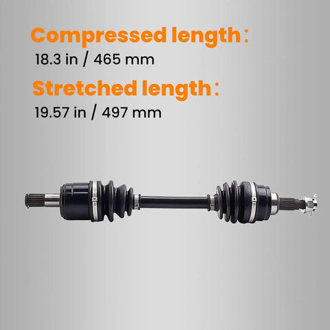 Front Left And Right CV Axle Drive Shaft Kit For Honda FourTrax 300 TRX300FW 4x4 ATV 1988-2000 Direct Fit Premium Replacement