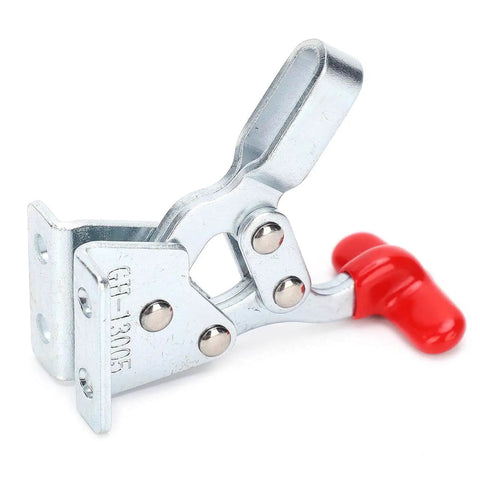 Heavy Duty Quick Release Clamp For Woodworking And Metalworking Hold Down Toggle Clamp Kit 2 Pcs With Horizontal And Elbow Fixtures