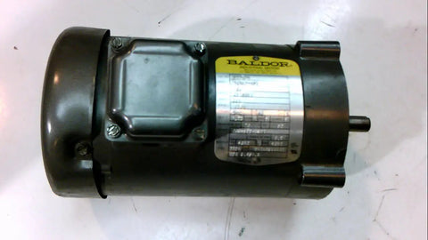 1/2 HP Single-Phase TEFC AC Motor, 56C Frame, 1725 RPM, 115/230V 60Hz, general purpose with grey heavy-gauge steel frame