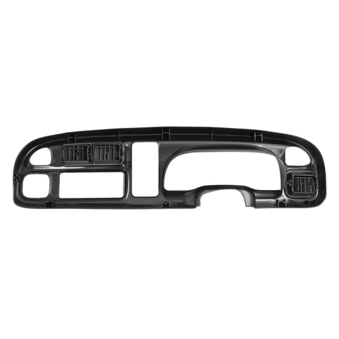 Dodge Ram Dash Bezel Cover For 1998-2002 1500 2500 3500 Instrument Cluster in black ABS plastic