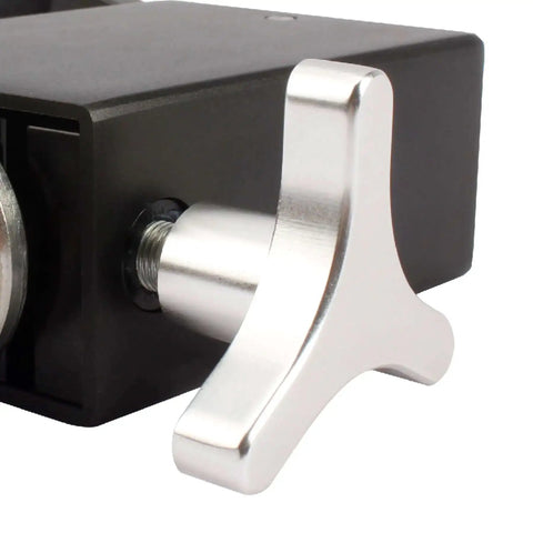 Close-up of Bead Roller Beader Tool's adjustment knob for Easy Beading For Intake And Intercooler Piping, Heavy Duty for Auto Builds
