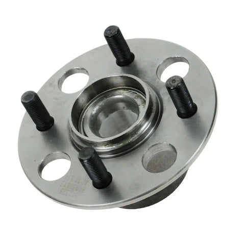 Rear Wheel Bearing And Hub Assembly For Honda Fit 2007 To 2012 And Honda Insight 2010 To 2014 Direct Fit Replacement with studs visible