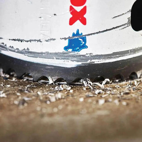 Close-up of Bi Metal Speed Slot Hole Saw Two And Three Quarter Inch for Metal and Wood, showing optimized teeth and heavy-duty wall.