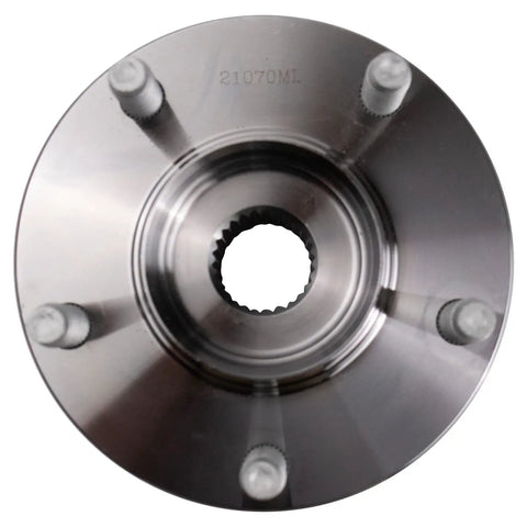 Top view of a rear wheel hub assembly with 5 studs, fitting Ford Escape 2001-2012 and Mercury Mariner 2005-2011