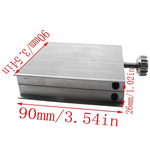 LQ Industrial lab lifting platform, aluminum alloy scissor lifter with screw knob and ridged top