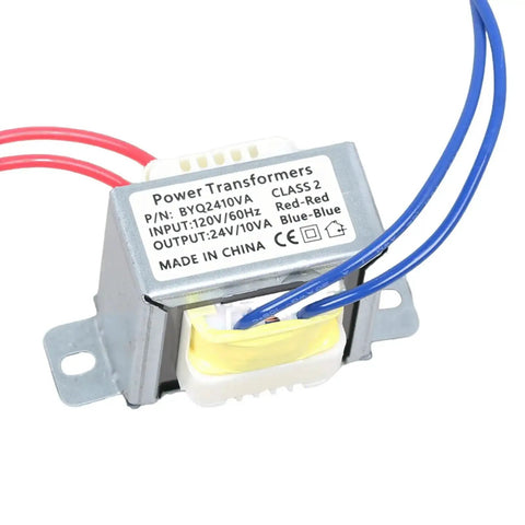 120V To 24V Isolation Transformer For Audio And Stage Lighting, 24V 10VA AC Transformer With Base Mount, 63 mm Spacing