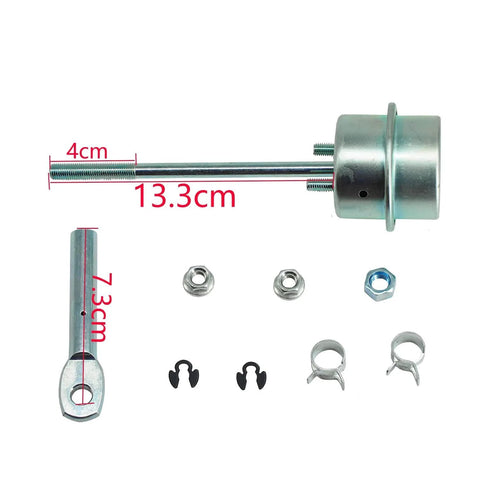 Upgrade Turbo Wastegate Vacuum Actuator For Holset Turbos HX35 HX35W HX40 HX40W with assembly components shown