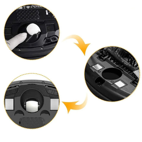 Installation of Omni Directional Front Wheel Caster Assembly for Roomba Vacuum Cleaners 500 600 700 800 900 Series I7 E5 E6