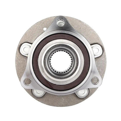 Front view of Front Wheel Bearing And Hub Assembly For 2018 2021 Chevy Equinox And 2018 2021 GMC Terrain With ABS Tone Ring Sensor