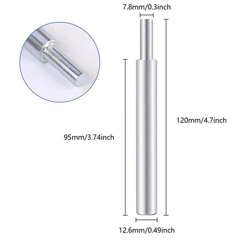 Drop In Anchor Hand Setting Tool For Three Eighths Of An Inch Concrete Applications Zinc Plated Steel Rod dimensions schematic