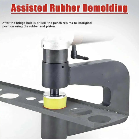 Cordless Hydraulic Hole Punch For Metal Two Battery Power 150 Millimeter Throat Depth Beefy Heavy Duty punching metal sheet