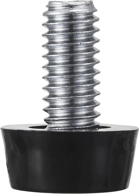 M8 Thread Adjustable Furniture Levelers 20 Pcs Screw In Feet Galvanized Steel close-up showing screw thread detail