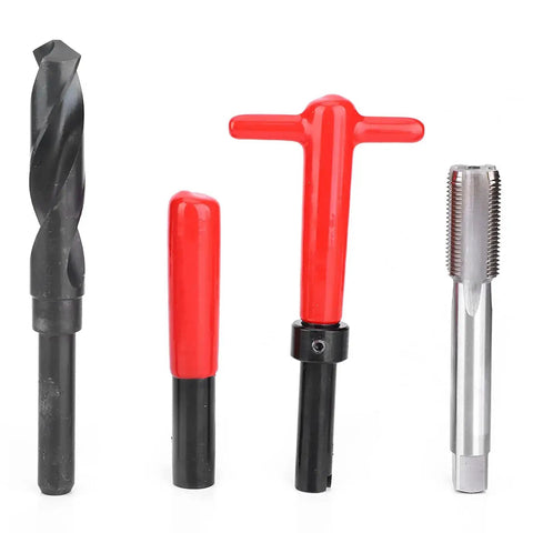 Thread Repair Kit 10Pcs M18x1.5 Stainless Steel Threaded Inserts For Car And Aluminum Holes Portable Patch Up Tool Set