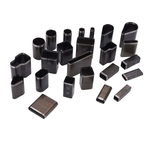 Versatile Hollow Punch Cutter Set With 24 Shape Styles For Small Leather Craft Projects, high carbon steel punch tools display