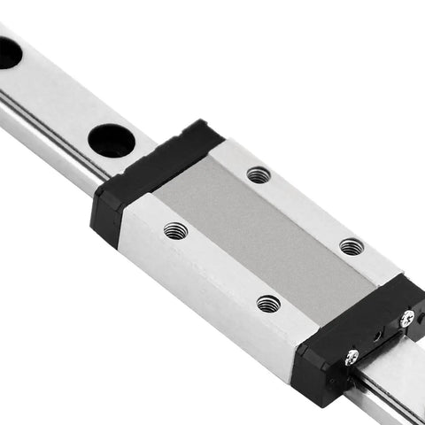 Rock Solid Linear Bearing Carriage Block For 3D Printers And CNC Machines, steel guide block with smooth sliding on rail