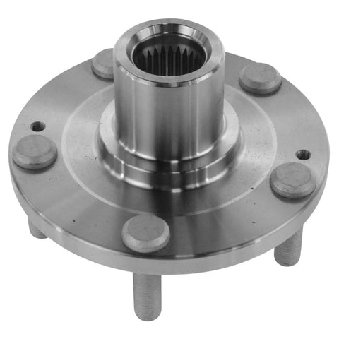 Front view of Two Piece Front Wheel Hub Assembly Kit For Driver And Passenger Sides Fits 2005 2010 Kia Sportage 2004 2006 Kia Amanti 2001 2006 Hyundai Santa Fe 2005 2009 Hyundai Tucson