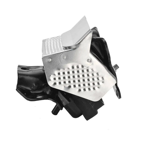 Close-up view of Two Piece Engine Motor Mount Kit With Heat Shield Right And Left Trans Mount Replacement For GM Trucks And SUVs 2007 2014 Includes OEM Compatible Part Numbers 15854941 A5365HY 15837373 15837375