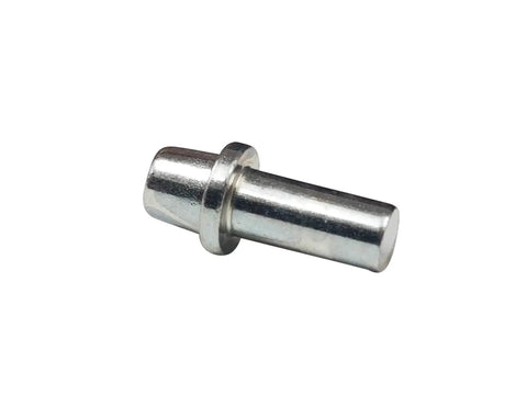 Close-up of a solid steel pin, part of a Replacement Tension Pins For 4 Inch Double Action Hinges Two Pack Solid Steel Pins For Setting Tension In Double Action Hinges Ideal For Residential And Commercial Doors By Hinge Outlet.