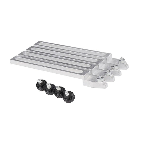 Beefy Pro Grade BGA Jig Fixture And Reballing Accessory Bracket for PCB Repair and Rework Stations, 4 aluminum clamps, 120mm