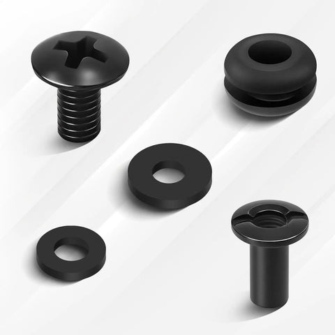 DIY Chicago Screw Hardware Kit For Kydex And Leather Holsters Knife Sheaths And Belt Clips Black 20 Sets Includes Phillips Truss Heads