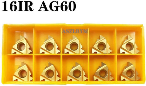SNR0013M16 CNC Lathe Internal Threading Boring Bar Kit With 11 AG60 Carbide Inserts And T15 Wrench in yellow holder