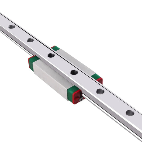MGN12H 450mm Linear Rail Guide With Sliding Block Built For DIY CNC Routers Lathes Mills And More Smooth Precise Motion Heavy Duty Linear Guide System With Rubber End Stops 12mm Rail Width 8mm Height