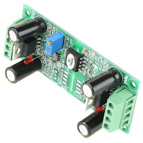 0-10V Signal Isolation Module For PLC And MCU with components visible, dual DC12-32V power, for isolating high voltage and interference.