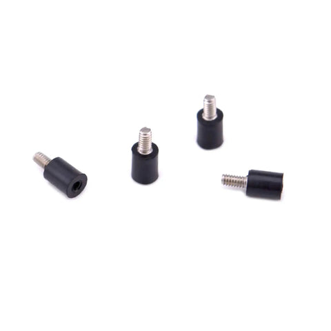 M2 Anti Vibration Fixed Screws and Rubber Standoffs for FPV Drones shown individually on white background.