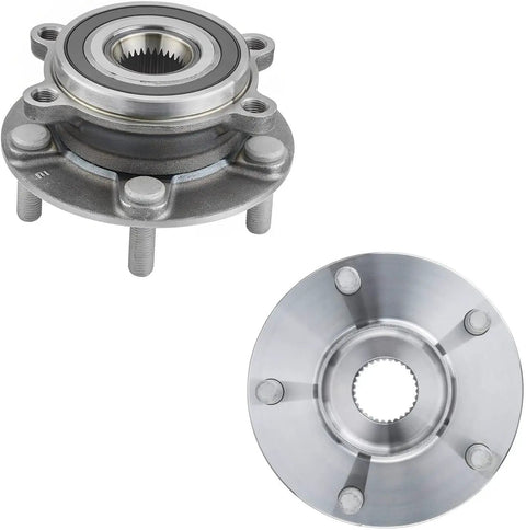 Front Wheel Hub Bearings And Front Lower Ball Joints Replacement Kit For 2013 2014 2015 Mazda CX 5 Includes 2 Hub Bearings And 2 Ball Joints 5 Bolt Pattern
