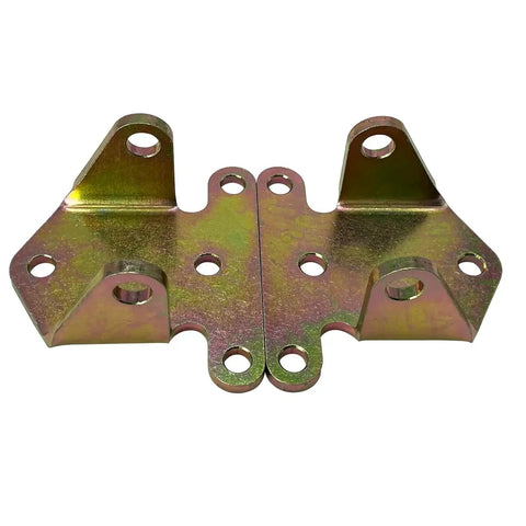 Chevy V8 Small Block Motor Mount Kit, Heavy Duty Steel Fixed Mount With Bolts, 2 Pack, Engine Mounts For SBC Engines