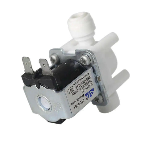 AC 110V Inlet Water Solenoid Valve One Quarter Inch Quick Connect Normally Closed High Pressure Electric Valve For RO Systems
