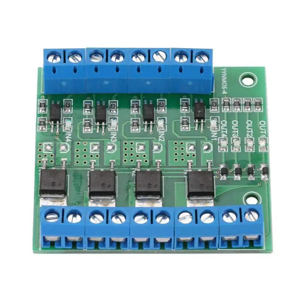 4 Channel MOSFET PWM Driver Module 3-20V To 3.7-27VDC ...
