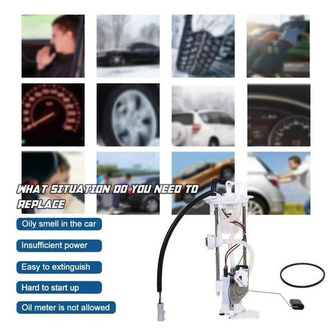 Fuel Pump Module Assembly For 2001 2002 2003 Ford Ranger 4.0L V6 And Mazda B2300 B3000 B4000 4.0L shown with diagnostic images