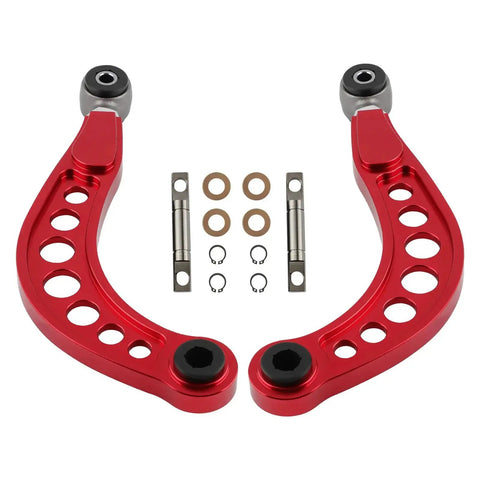 Rear Upper Control Arms With Polyurethane Bushings For Honda Civic Coupe And Sedan 2006 To 2015 And Acura CSX S Three Degree Adjustable Camber