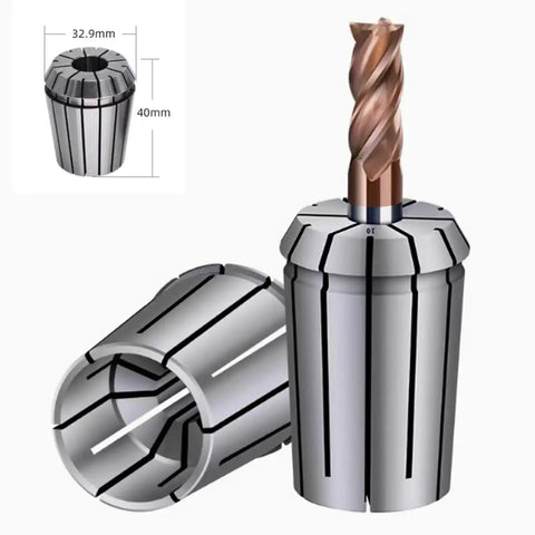 ER20 Collet Chuck Set Four Pieces One Eighth Inch Spring Steel Precision Tool Holders for CNC Lathe Milling Drill Press EDM