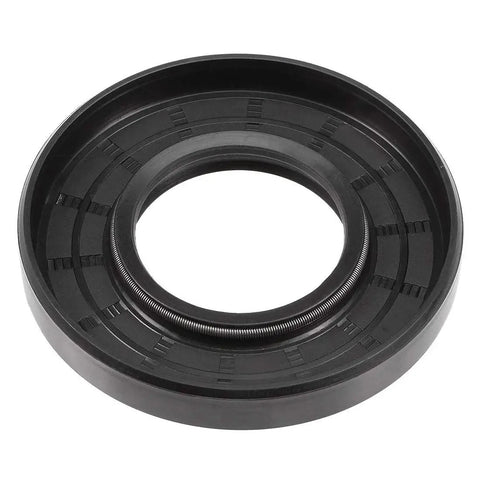 Oil Seal For Bearing Shaft 40mm Inner Diameter 80mm Outer Diameter 12mm Width Nitrile Rubber NBR Double Lip With Spring Black