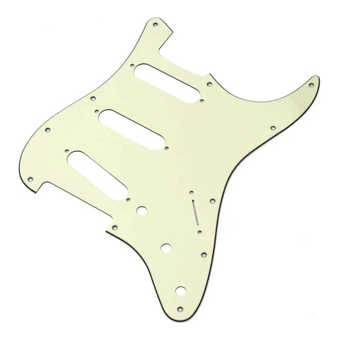 Standard 11 Hole 3 Ply Guitar Pickguard With Screws For Tele Style Electric Guitars Black Replacement Part Durable Shield For Bright Tone