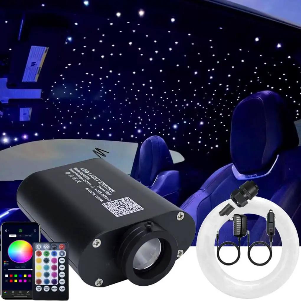 LED Bluetooth Fiber Optic Star Ceiling Kit 16W RGBW 🍁 ...