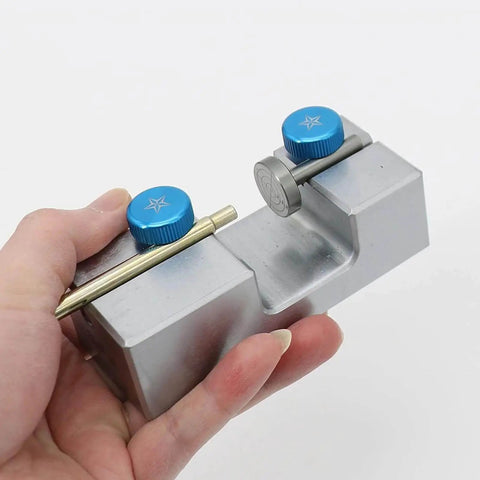 Dope Stick Transfer Jig For Gem Work Easy Aligner Locator And Bonding Converter, held by hand showing size and details.