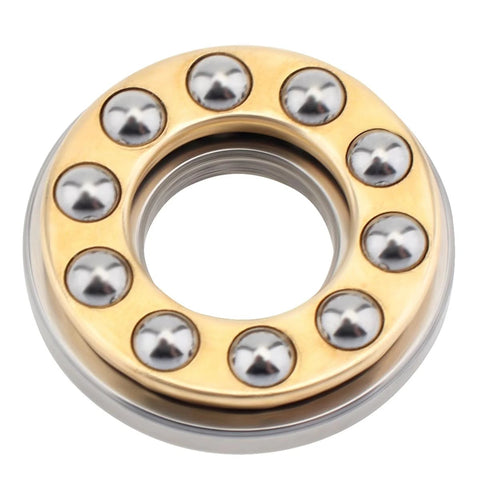 CLAHJQX F8-19M thrust ball bearing, 8mm bore, 19mm outer diameter, 7mm thick with steel balls