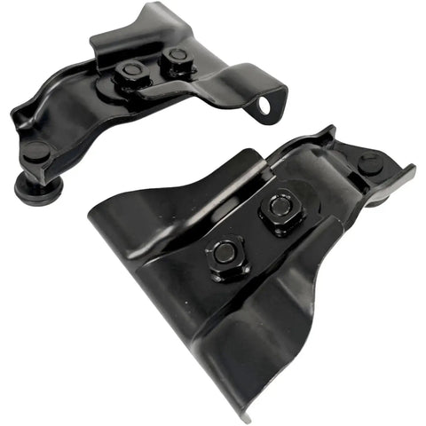 Two Sliding Rear Door Roller Top Brackets 72510-TK8-A01 72550-TK8-A01 for Honda Odyssey 2011-2017, showing metal components.