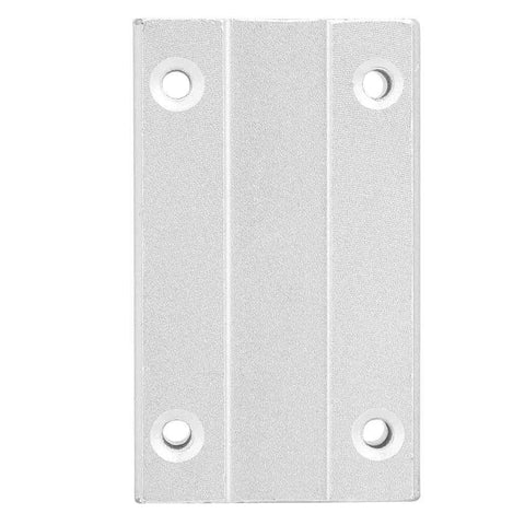 Front view of 22mm Aluminum Alloy Linear Bearing Block Slide Bushing SCS8LUU With Oxidation Treated Surface for precise equipment.